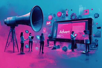 广告团队移动工作1