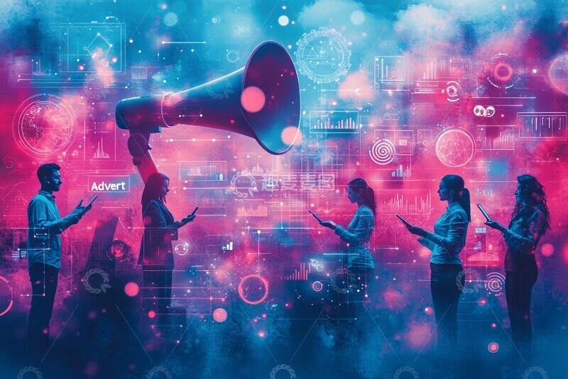 高清大图下载【趣麦麦图】广告团队移动工作2