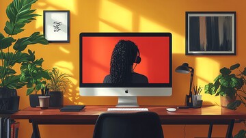 在线会议屏幕画面2