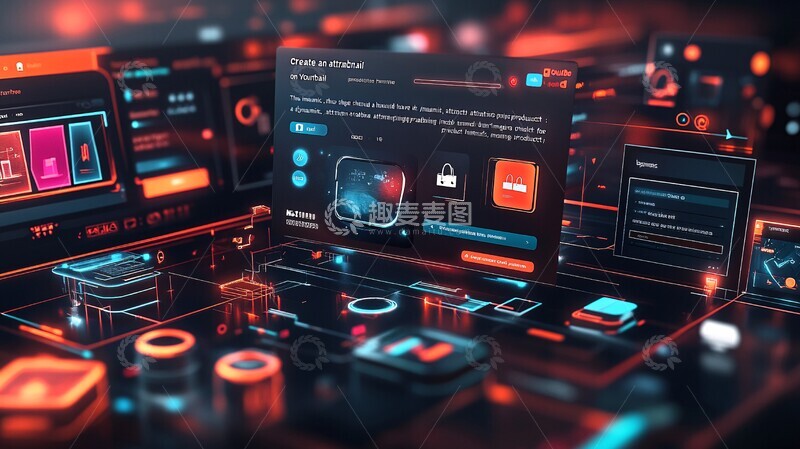 高清大图下载【趣麦麦图】产品广告创意设计3