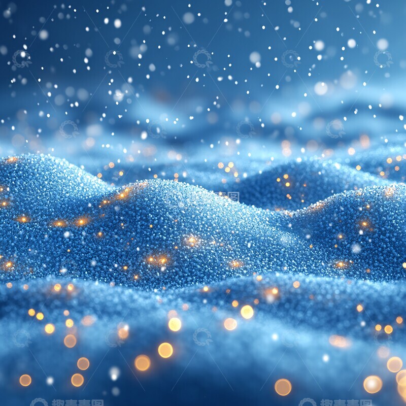 高清大图下载【趣麦麦图】雪景背景图背景下雪横幅2