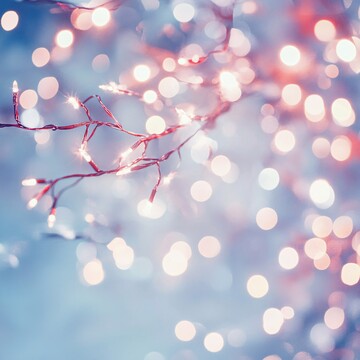 冬日奇幻派对背景2