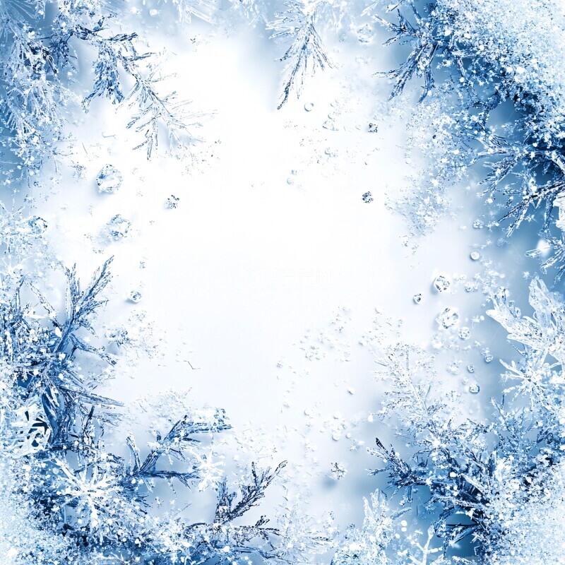 高清大图下载【趣麦麦图】冬雪圣诞背景3