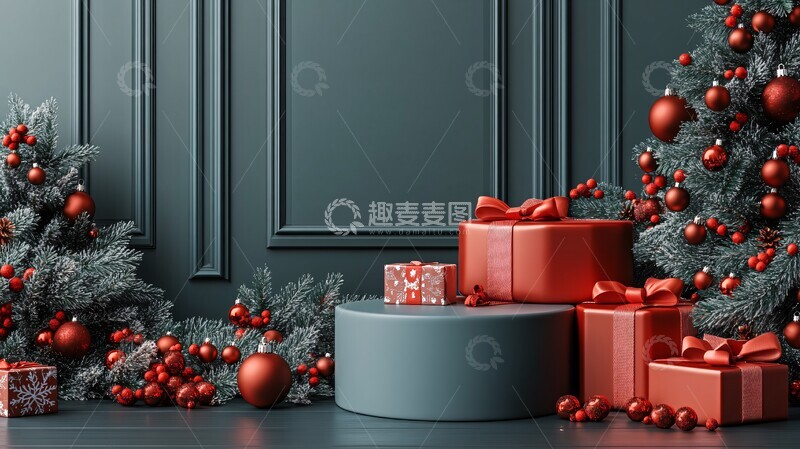 圣诞电商展示场景1