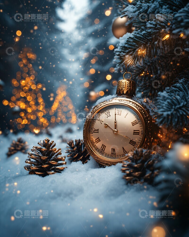 高清大图下载【趣麦麦图】新年背景元素1