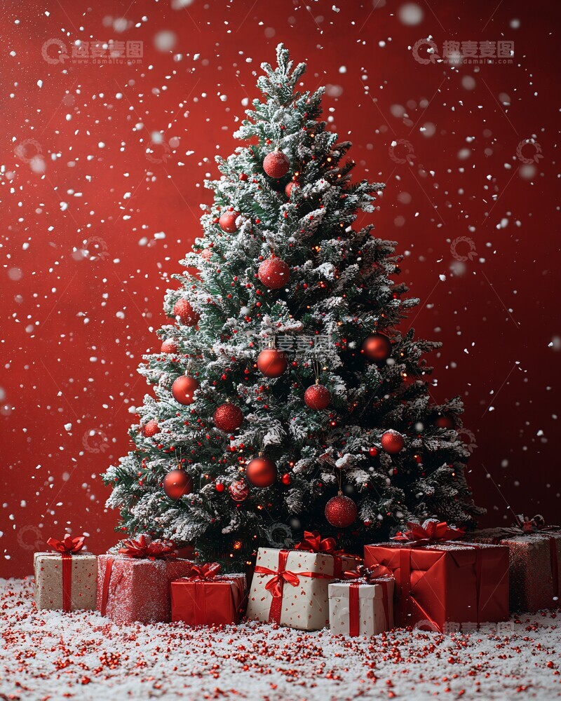高清大图下载【趣麦麦图】圣诞树与礼物17