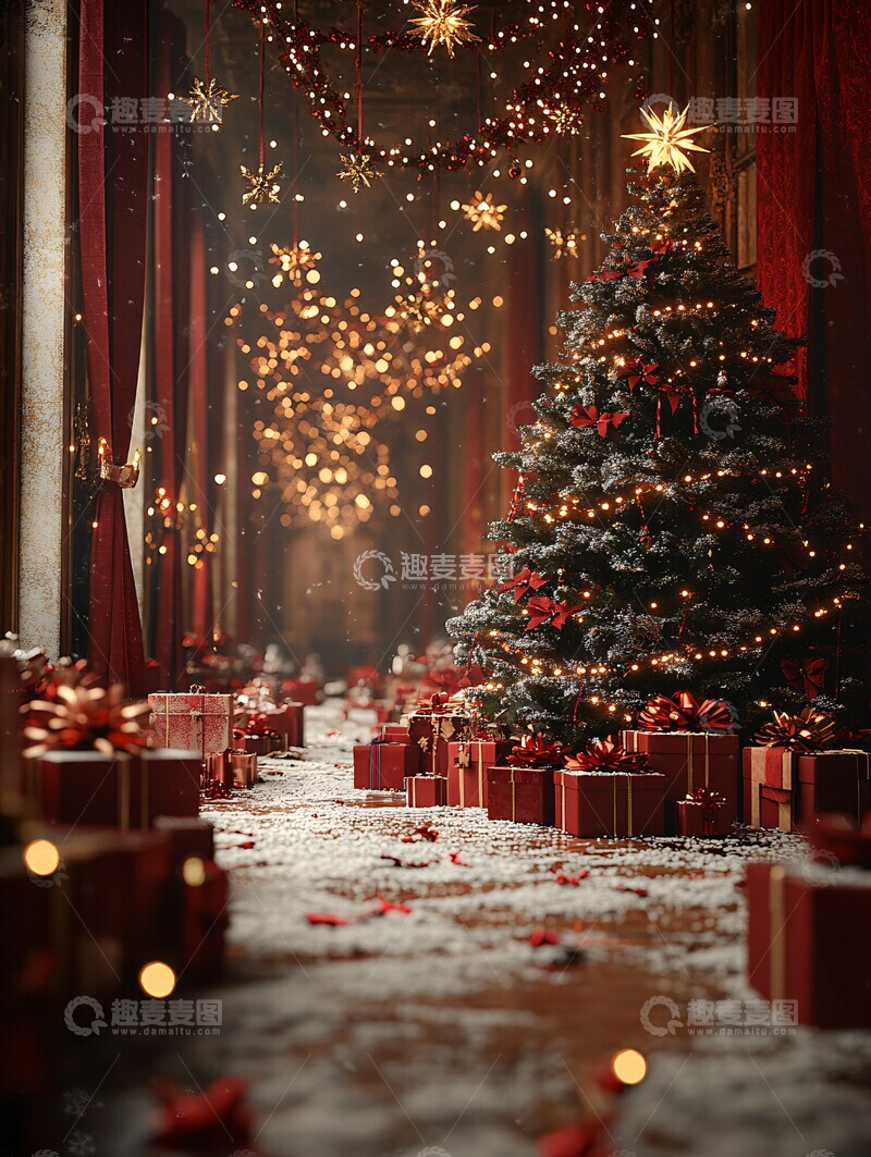 圣诞装饰室内景2