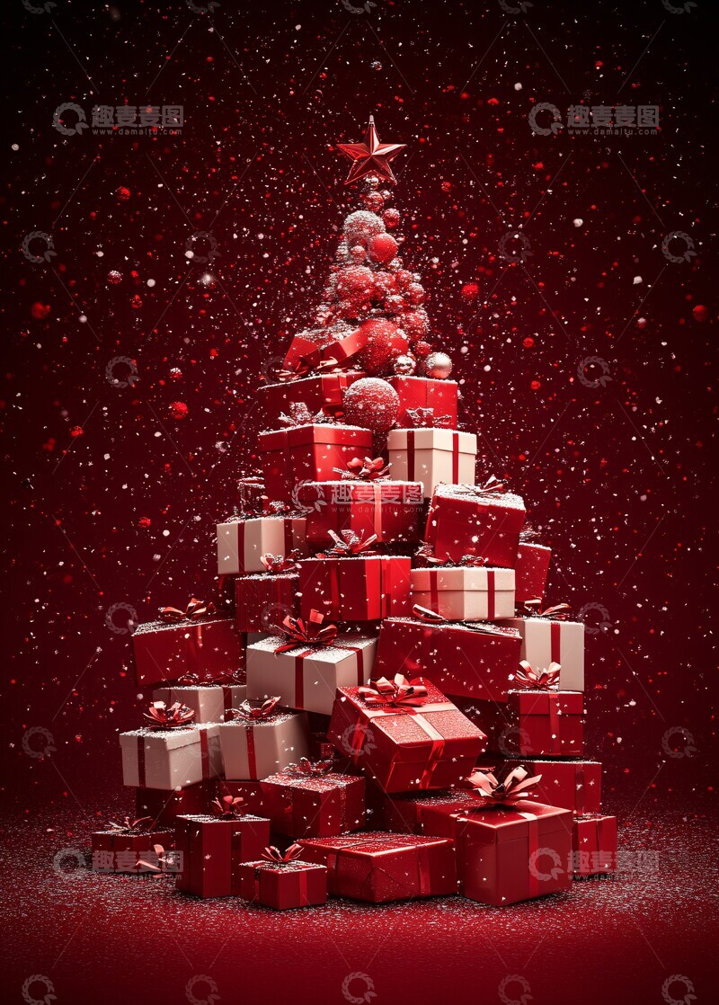 高清大图下载【趣麦麦图】圣诞礼盒数字展1