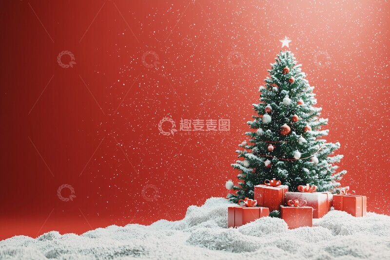 高清大图下载【趣麦麦图】圣诞树与礼物39