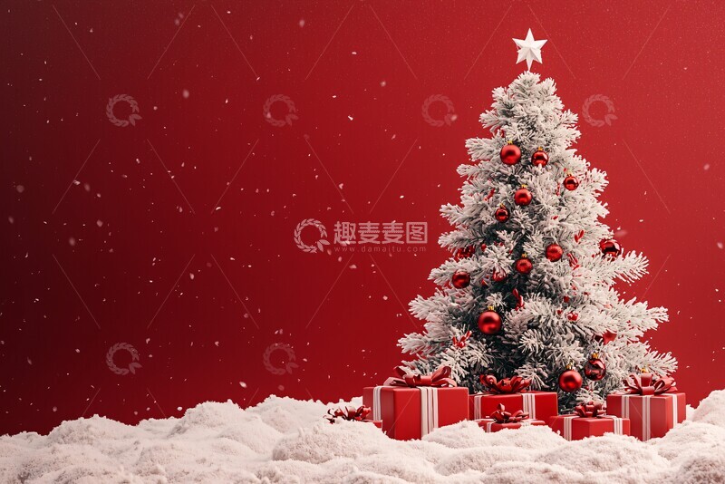 高清大图下载【趣麦麦图】圣诞树与礼物38