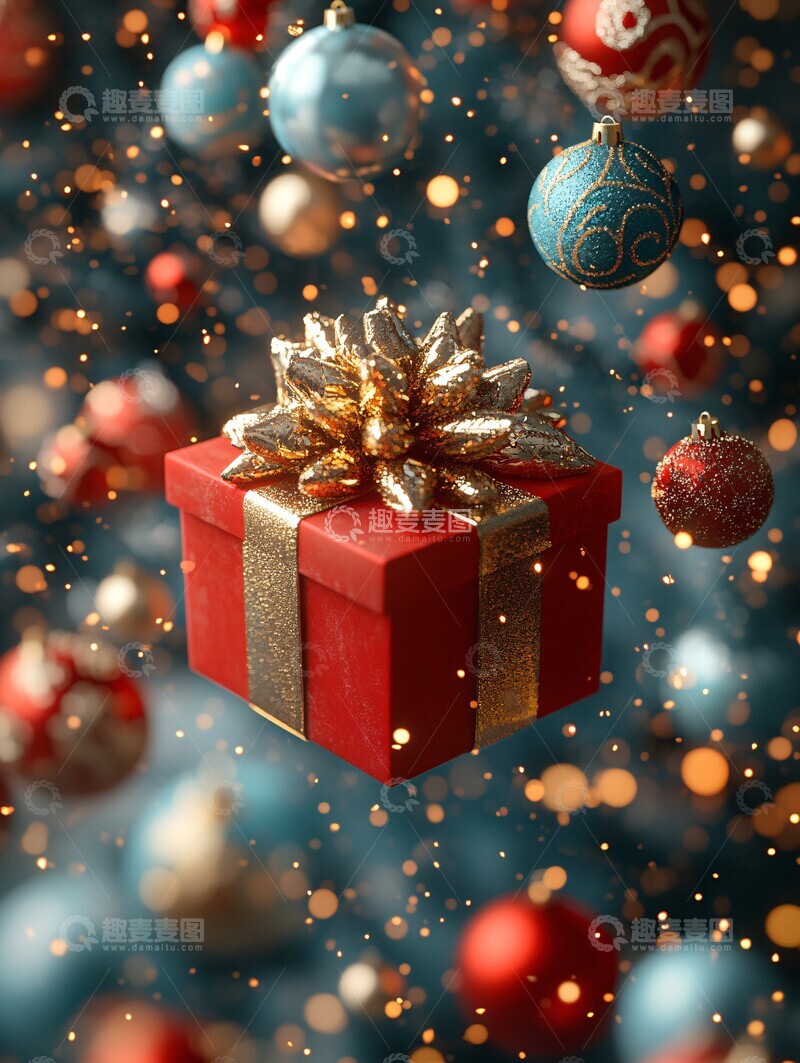 高清大图下载【趣麦麦图】圣诞元素可视化