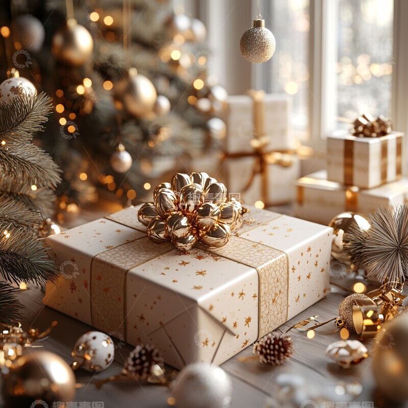 高清大图下载【趣麦麦图】新年电商背景图