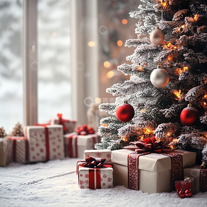 高清大图下载【趣麦麦图】圣诞树与礼物25