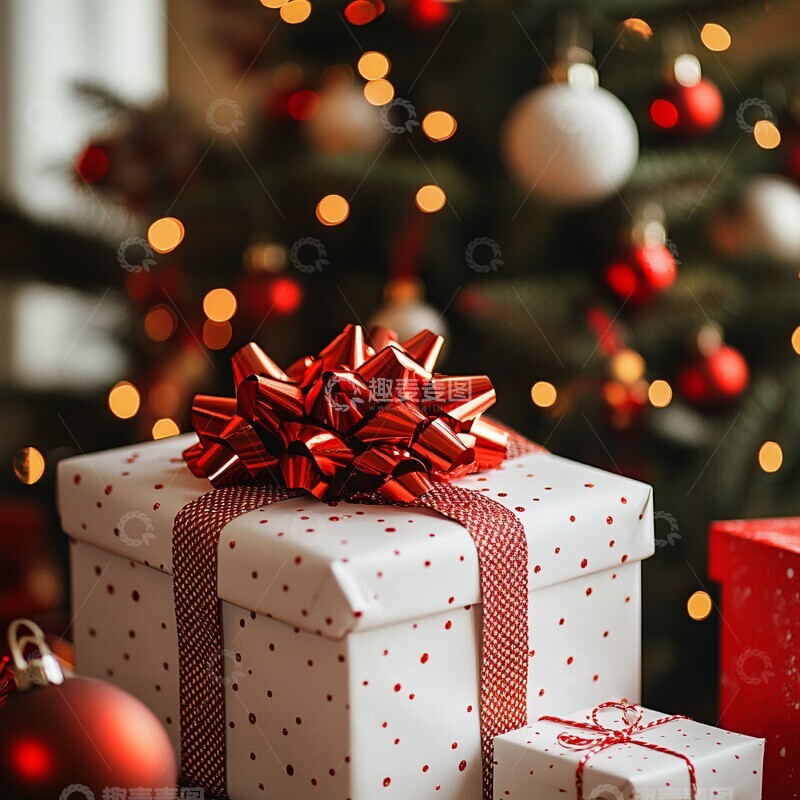 高清大图下载【趣麦麦图】圣诞树与礼物26