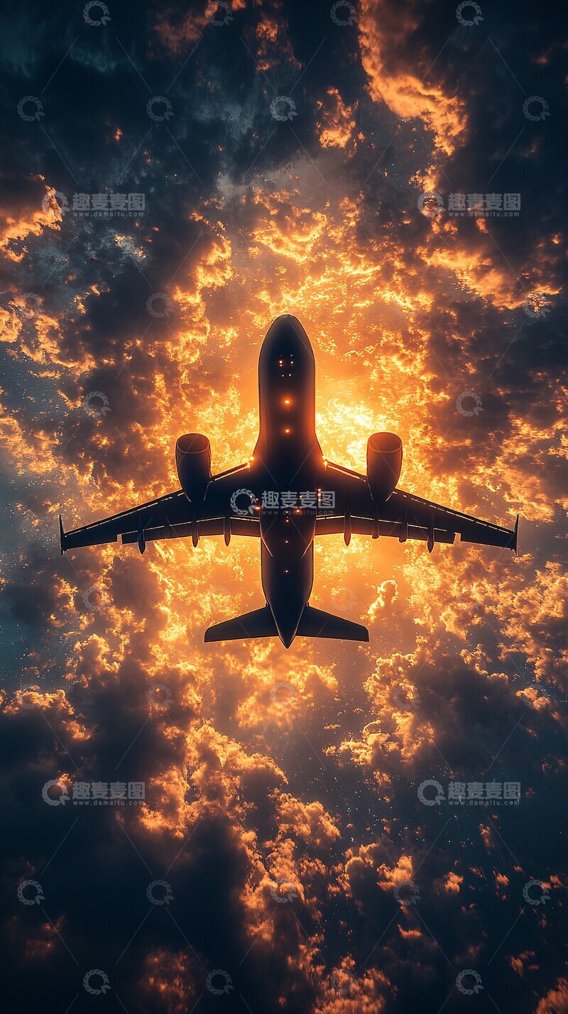 高清大图下载【趣麦麦图】战机翱翔天际1