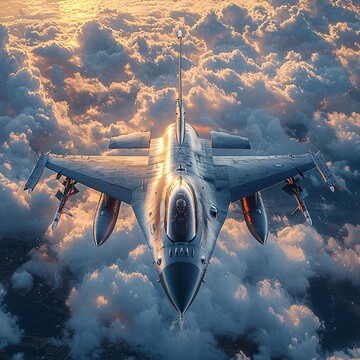 战斗机空中视角2