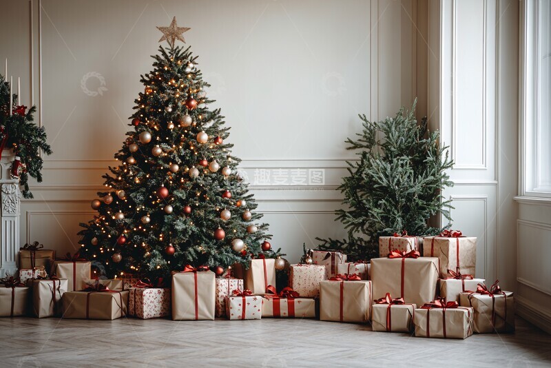 高清大图下载【趣麦麦图】圣诞树与礼物36