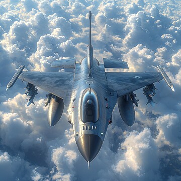 战斗机空中视角1