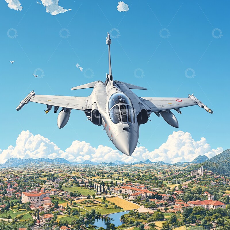 高清大图下载【趣麦麦图】超级军机空中表演
