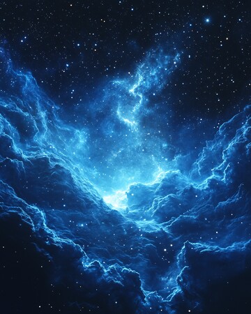 夜空星辰夜空星辰蓝色