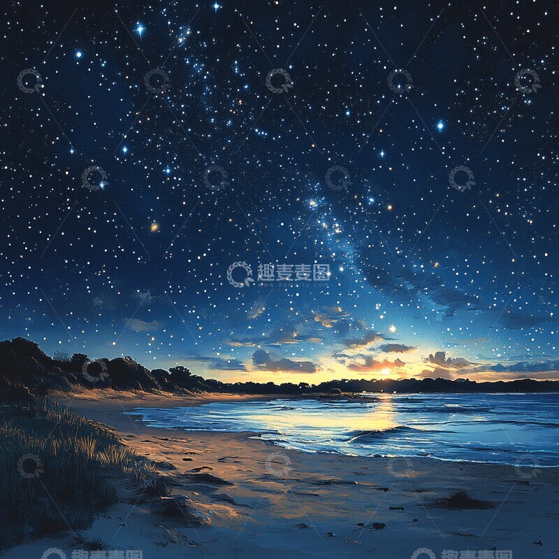 高清大图下载【趣麦麦图】星空璀璨星空璀璨星辰2