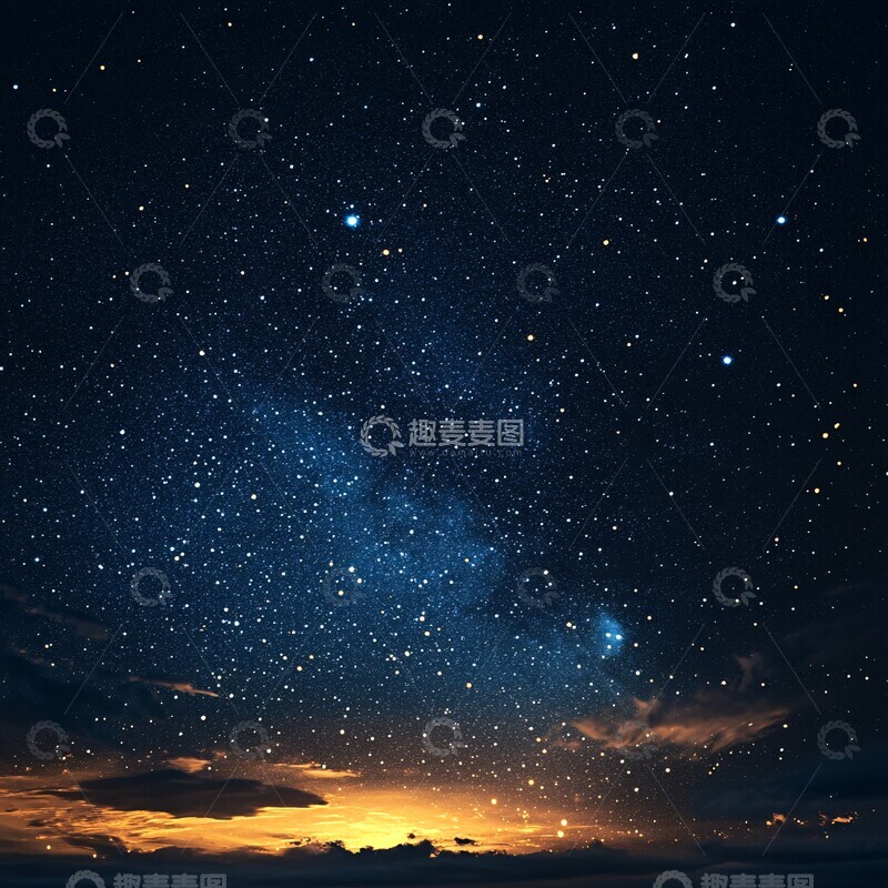 高清大图下载【趣麦麦图】星夜繁星繁星天空星光1