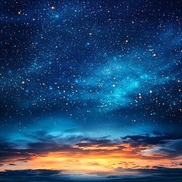 星空晨曦星空晨曦日出