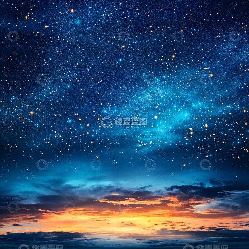 高清大图下载【趣麦麦图】星空晨曦星空晨曦日出