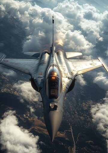 双发拉法尔战机飞翔1