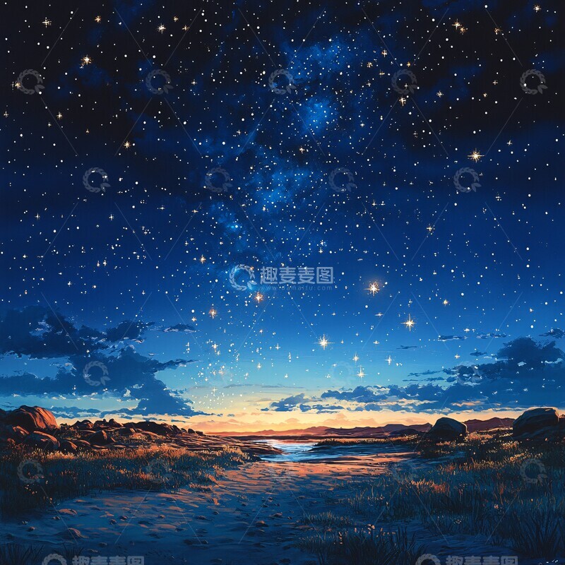 高清大图下载【趣麦麦图】星空璀璨星空璀璨星辰1