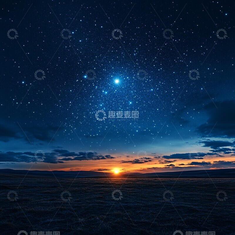 高清大图下载【趣麦麦图】星空璀璨星空闪耀光芒2