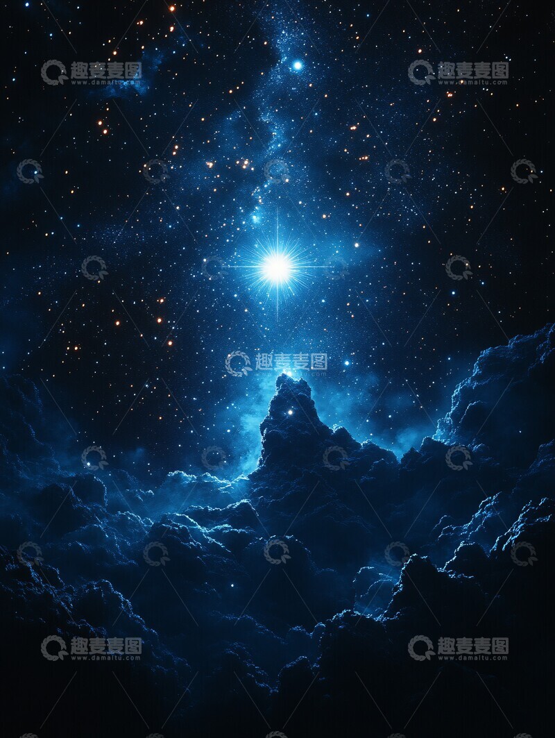 高清大图下载【趣麦麦图】北极星指引黎明1