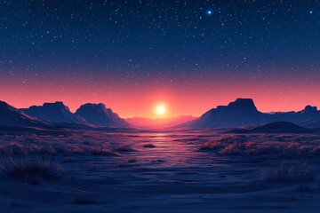 星夜沙漠星夜沙漠天空2