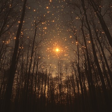 星空璀璨星空闪耀光芒1