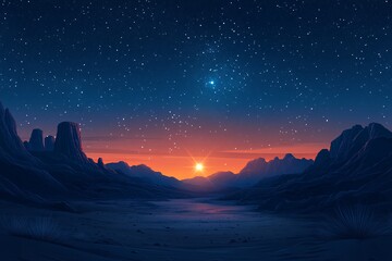 星夜沙漠星夜沙漠天空1