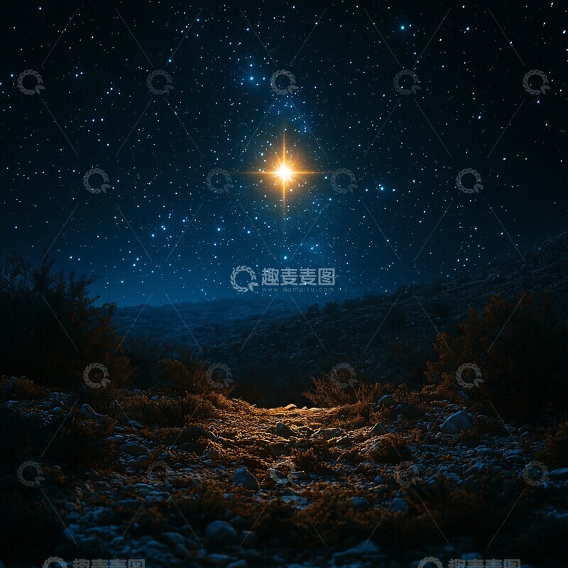 高清大图下载【趣麦麦图】星空璀璨星空闪耀光芒