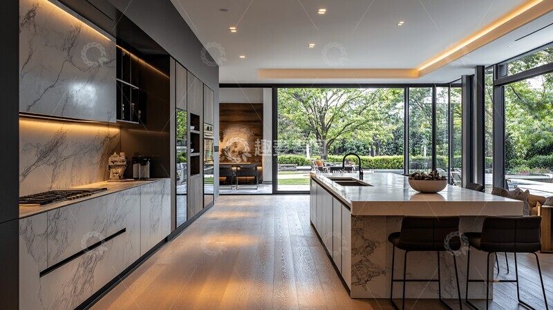高清大图下载【趣麦麦图】大厨房岛台设计2