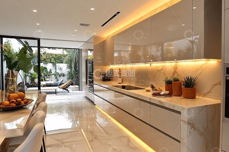 高清大图下载【趣麦麦图】白金色点缀金色点缀现代1