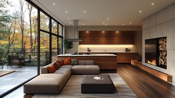 现代豪华厨房设计1