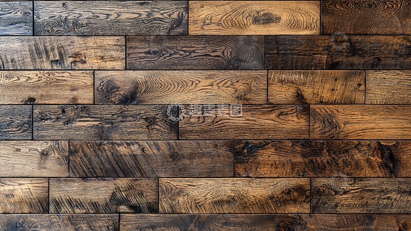 高清大图下载【趣麦麦图】深棕橱柜白色台面1