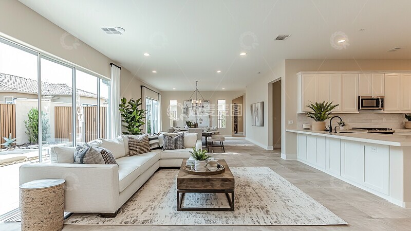 高清大图下载【趣麦麦图】白色橱柜厨房1