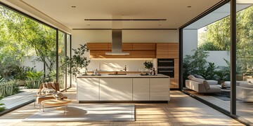 现代厨房整体效果2