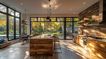 定制豪华开放式厨房1