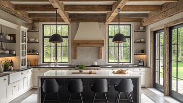 黑白家具厨房照1