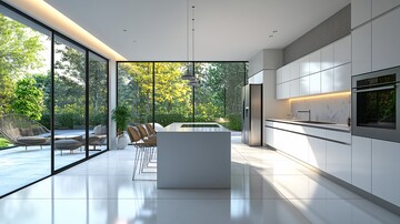 现代厨房岛台设计1