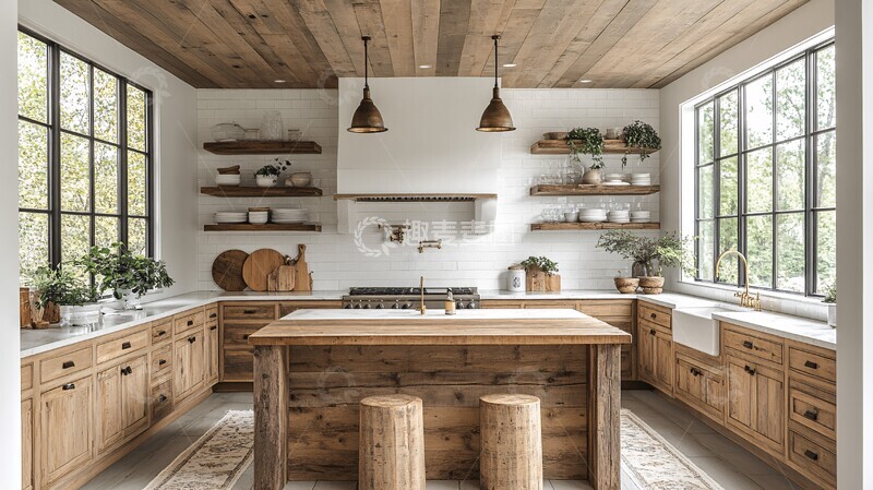 高清大图下载【趣麦麦图】木岛石厨灯光