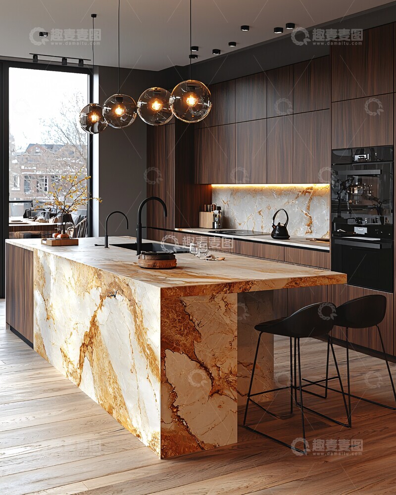 高清大图下载【趣麦麦图】豪华厨房设计2