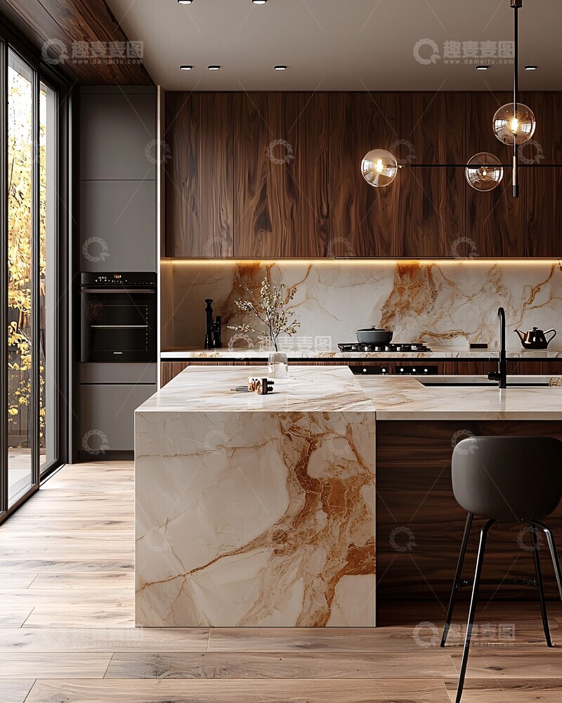 高清大图下载【趣麦麦图】豪华厨房设计1