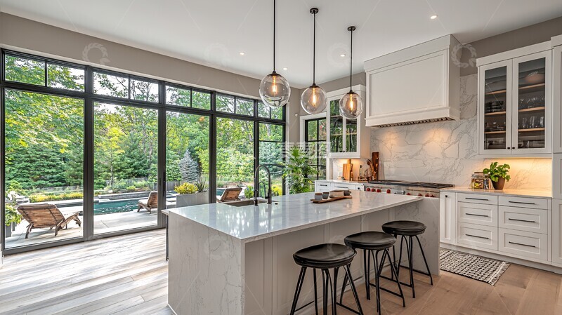 高清大图下载【趣麦麦图】开放式厨房设计2