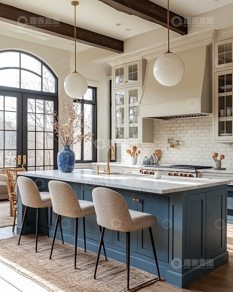 高清大图下载【趣麦麦图】传统厨房设计1